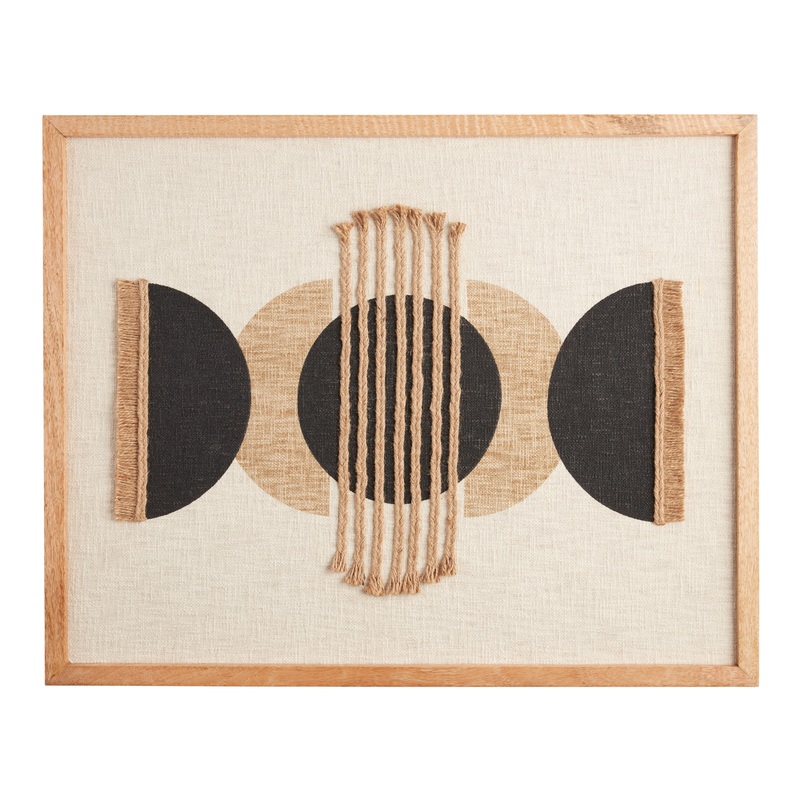 Reflections Woven Textile Framed Wall Decor
