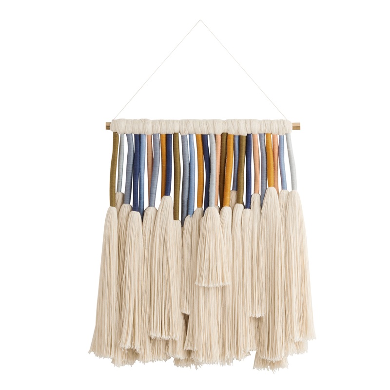 Sea Yarn Wrap Wall Hanging