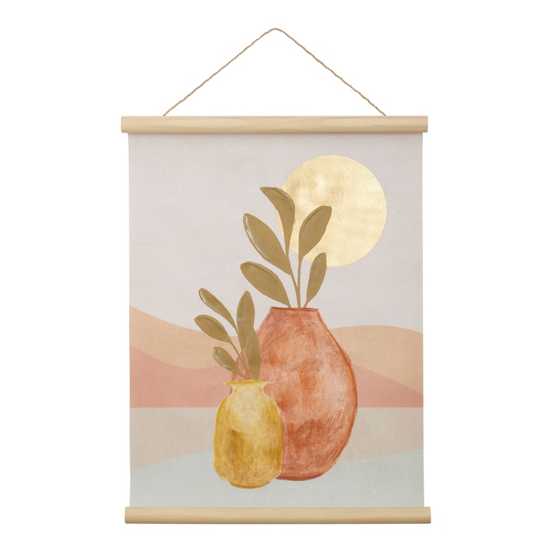 Sunset Vases By Janet Brignola Tava Scroll Wall Hanging