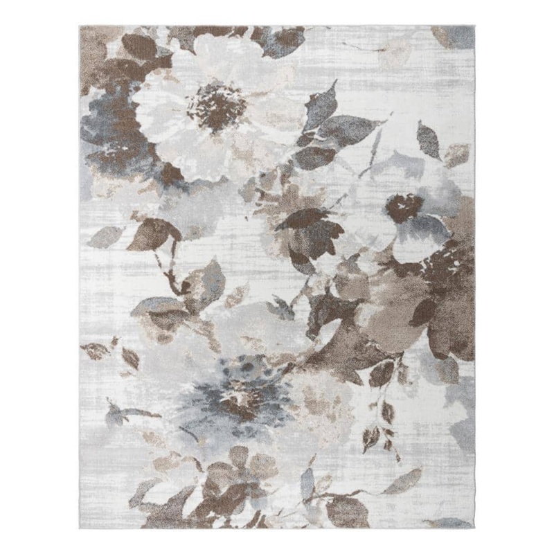 Gertmenian Alor Anat Beige 6 ft. x 9 ft. Floral Indoor Area Rug 38885