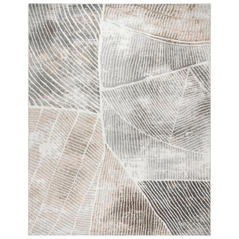 Gertmenian Alor Bisa Gray 9 ft. x 13 ft. Abstract Indoor Area Rug 38893