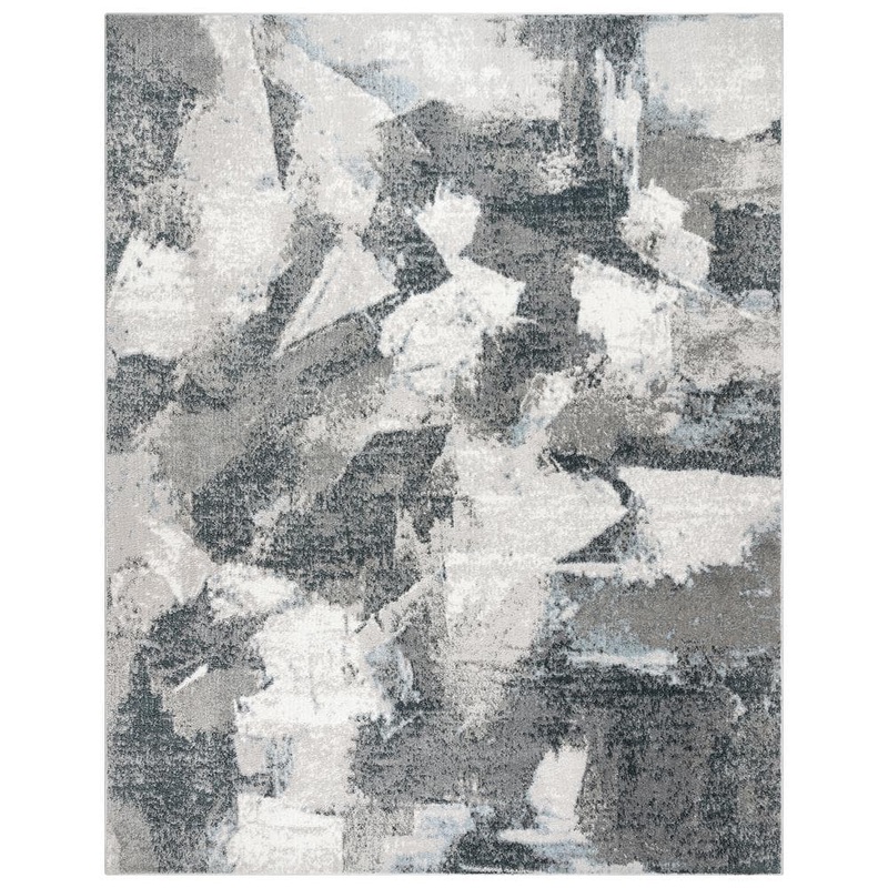 Gertmenian Alor Eze Gray 6 ft. x 9 ft. Abstract Indoor Area Rug 38897