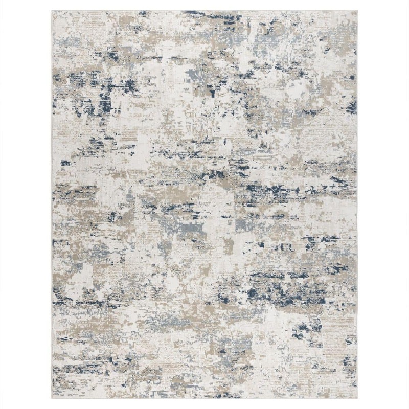 Gertmenian Ethan Tiges Beige 9 ft. x 13 ft. Abstract Indoor Area Rug 24044