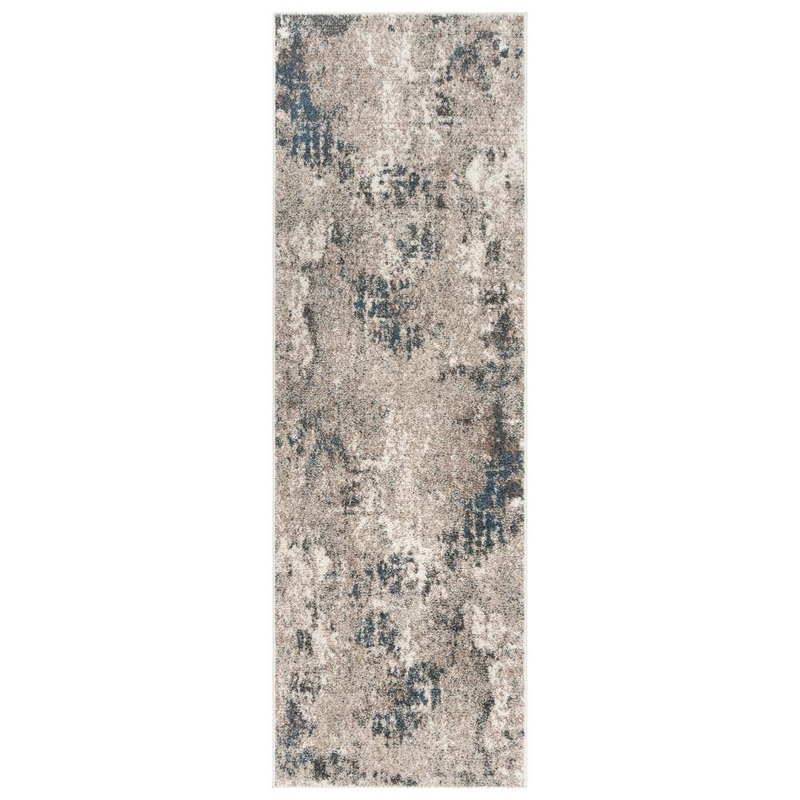 Gertmenian Heirloom Huma Beige 2 ft. x 6 ft. Abstract Indoor Runner Rug 38865