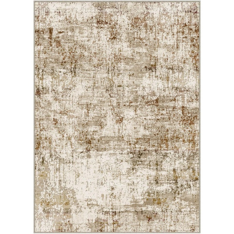 HaiiMeid Rainbow Brown 9 ft. x 12 ft. Washable Modern Abstract Area Rug X24IU0040H-291