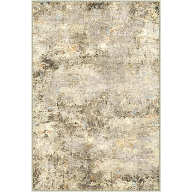 HaiiMeid Gorgeous Brown 5 ft. x 7 ft. Washable Modern Abstract Area Rug X24IU0105H-157