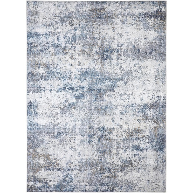 HaiiMeid Morning Blue 6 ft. x 9 ft. Modern Abstract Area Rug X23IU0049H-169