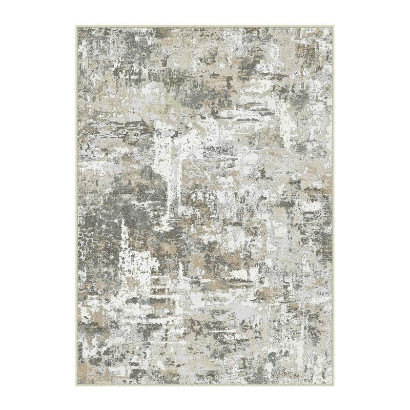 HaiiMeid Polaris Brown 3 ft. x 5 ft. Washable Modern Abstract Area Rug X25IU0005H-435