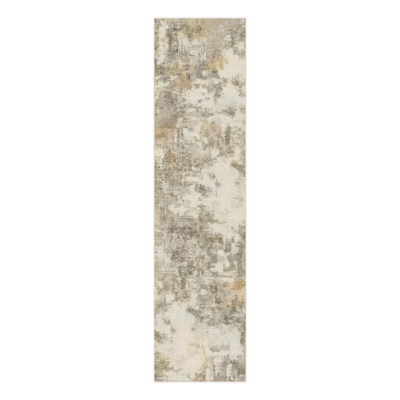 HaiiMeid Shka Brown 2 ft. x 8 ft. Modern Abstract Runner Rug X25IU0077H-228