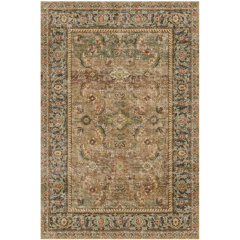 HaiiMeid Tehran 8 ft. x 10 ft. Brown Vintage Perris All Over Design Area Rug X23IU0053H-181