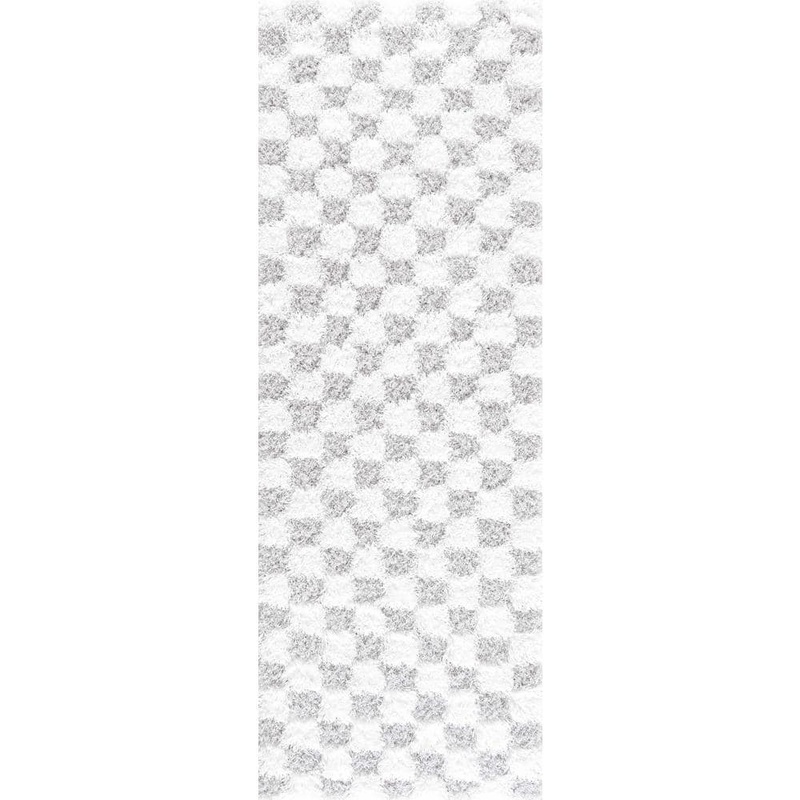 HAUTELOOM Atira 3 ft. X 7 ft. Light Gray/Cream Area Rug SUSGATIRBA4-02070703