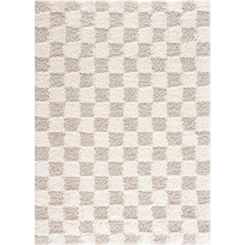 HAUTELOOM Atira 5 ft. X 7 ft. Cream/Light Beige Area Rug SUSGATIRBA5-05030703