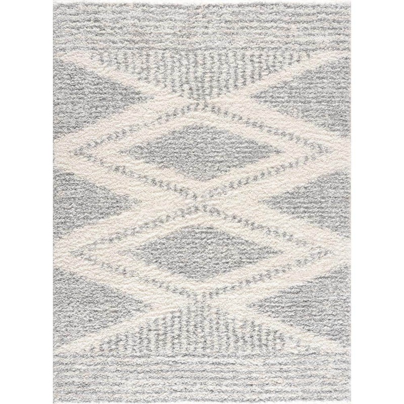 HAUTELOOM Gala 5 ft. X 7 ft. Gray/Cream Area Rug HGACGALAB31-05030703