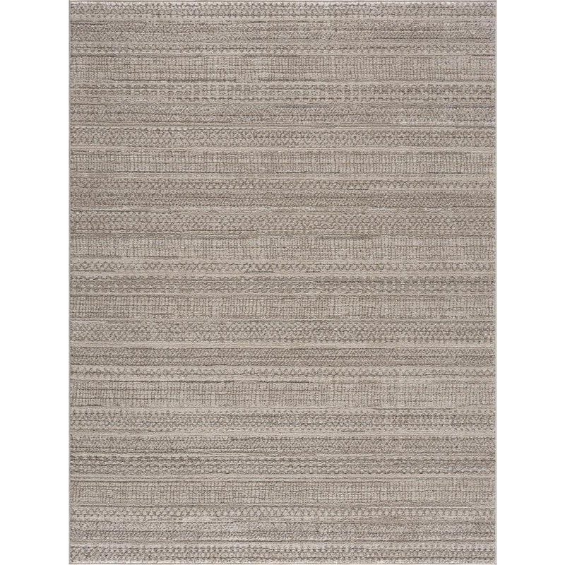HAUTELOOM Nate Ivory Beige 8 ft. x 10 ft. Area Rug HCACNATE822-07101000