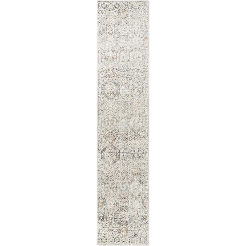 HAUTELOOM Parkerfield Beige/Black/Charcoal 2 ft. x 10 ft. Area Rug PRKRF-2710