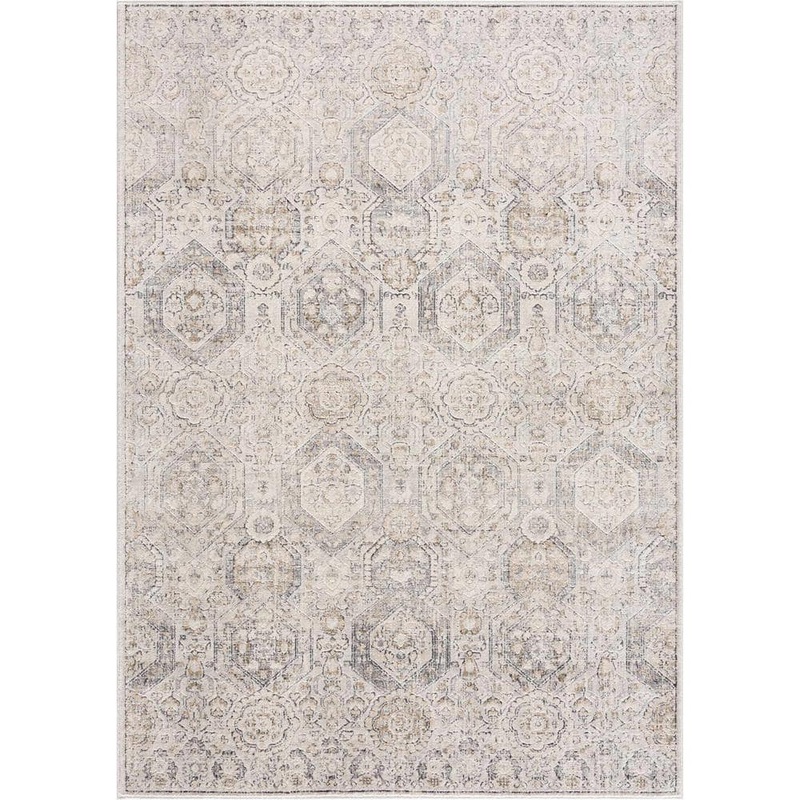 HAUTELOOM Parkerfield Beige/Black/Charcoal 7 ft. x 9 ft. Area Rug PRKRF-679