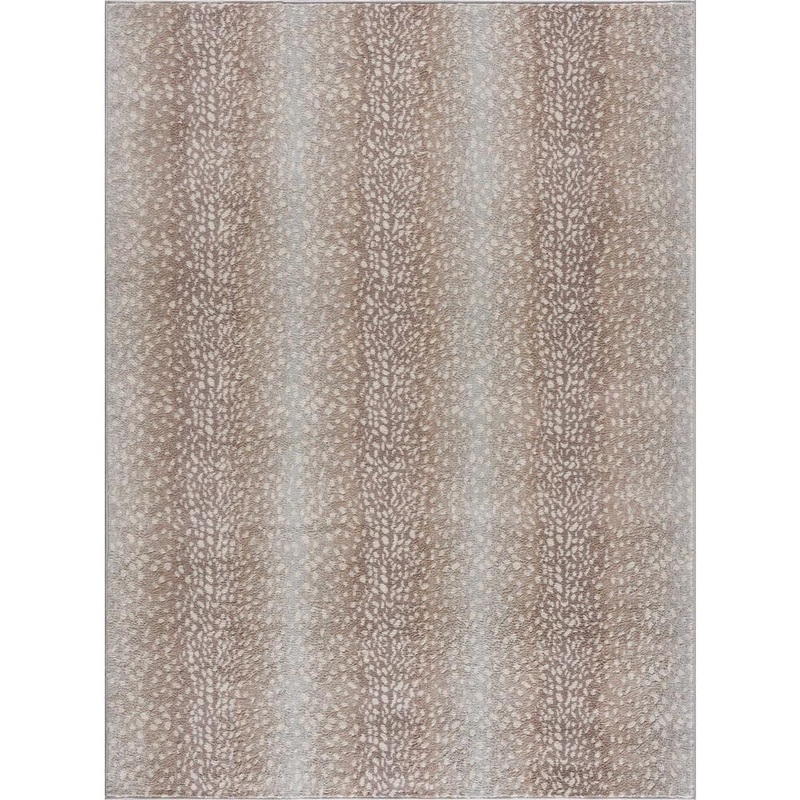 HAUTELOOM Pointblank Gray/Ivory/Light Slate 5 ft. x 7 ft. Area Rug PNTB-5371