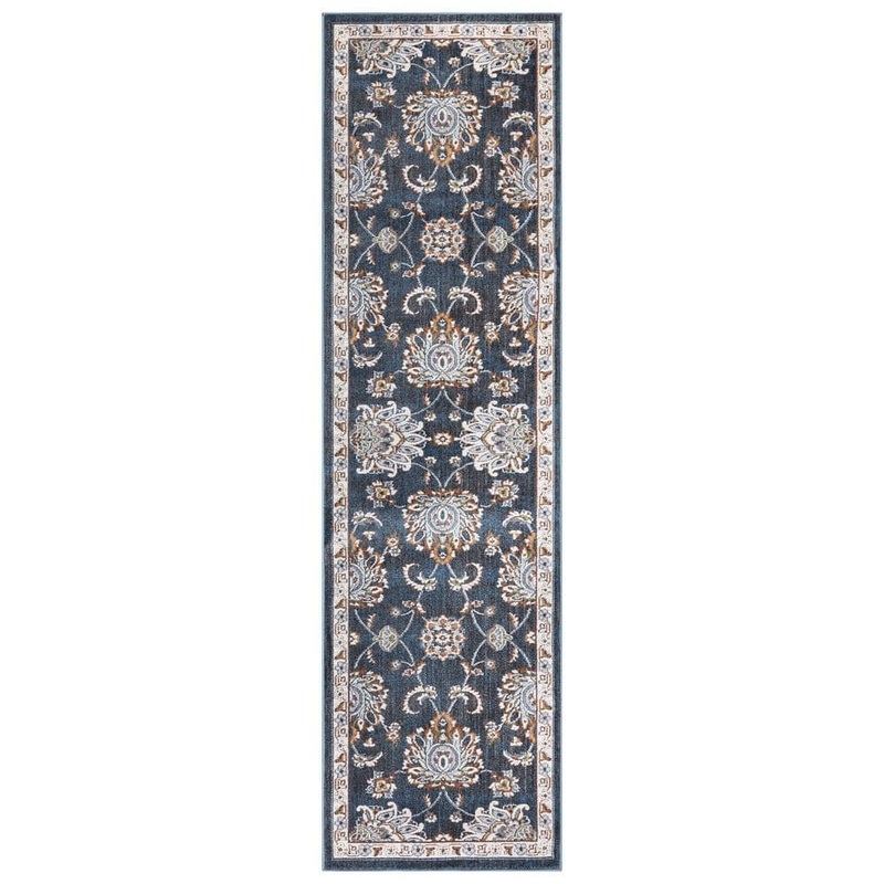 Home Decorators Collection Carlisle Navy  Doormat 2 ft. x 7 ft. Area Rug 39062