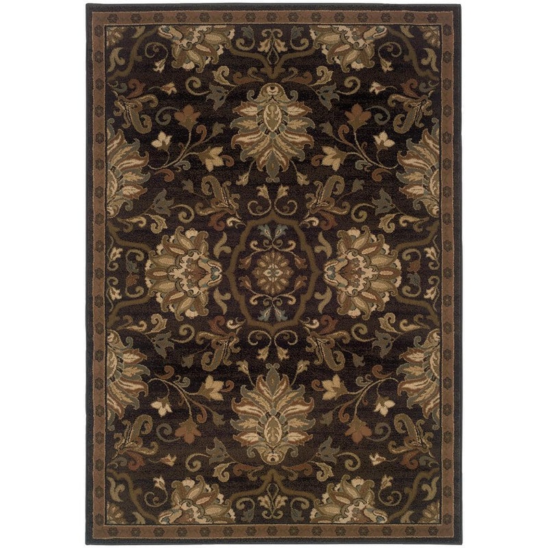 Home Decorators Collection Eastgate Espresso 4 ft. x 5 ft. Area Rug 7035020820