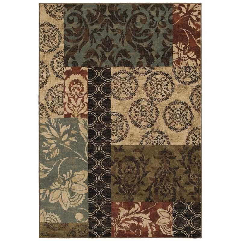 Home Decorators Collection Finley Patchwork Multi 5 ft. x 8 ft. Area Rug B001X4160230HD