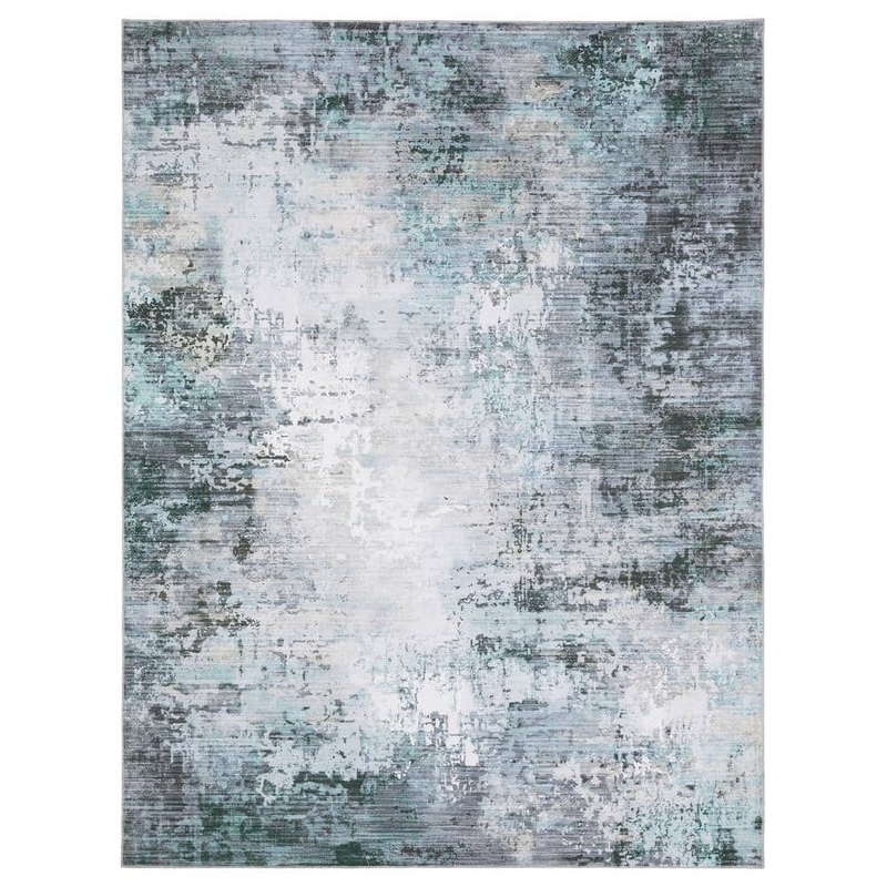 Home Decorators Collection Harmony Abstract Doormat 2 ft. x 3 ft. Polyester Indoor Machine Washable Scatter Area Rug 621545