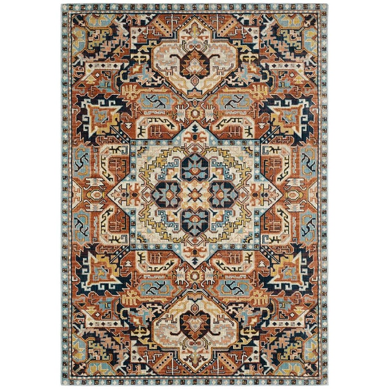 Home Decorators Collection Cadence Multi 10 ft. x 12 ft. Medallion Area Rug 564361