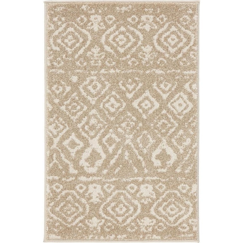 Home Decorators Collection Tribal Essence Beige Doormat 3 ft. x 5 ft. Area Rug 25213