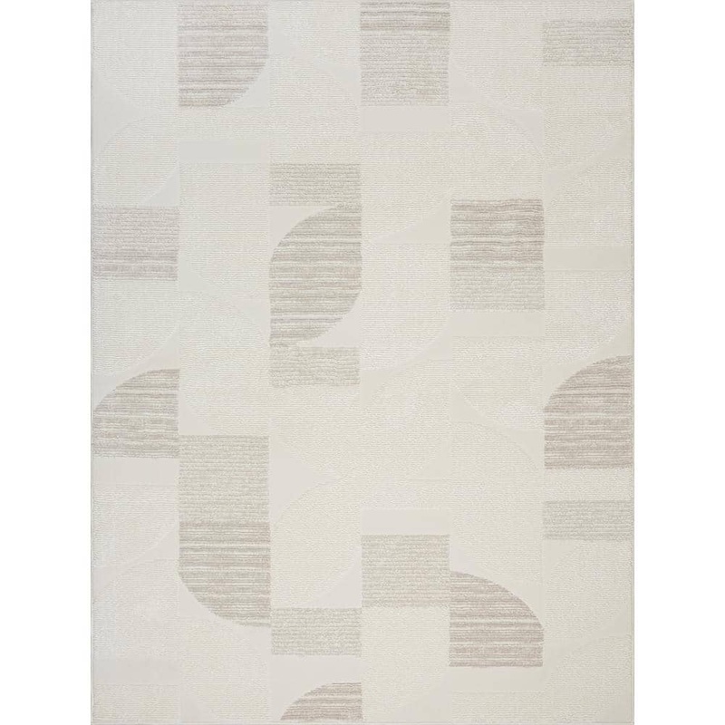 Home Decorators Collection Urban Loft Cream 5 ft. x 7 ft. Area Rug 58125