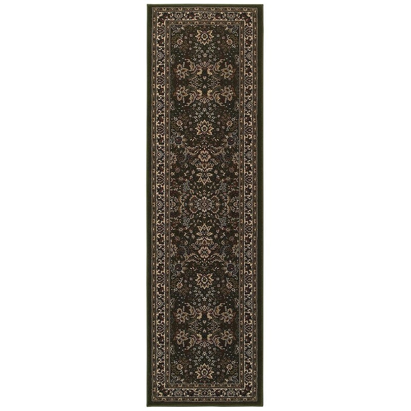 Home Decorators Collection Westminster Green 2 ft. x 8 ft. Runner Rug 0387580310