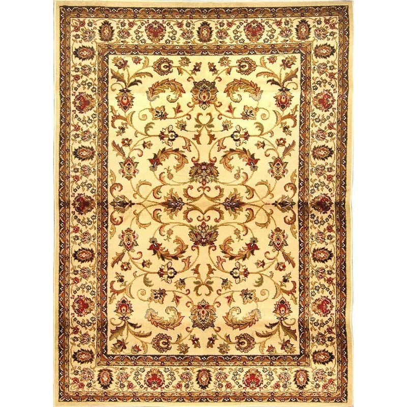Home Dynamix Royalty Ivory/Beige 5 ft. x 7 ft. Indoor Area Rug 2-3208-100