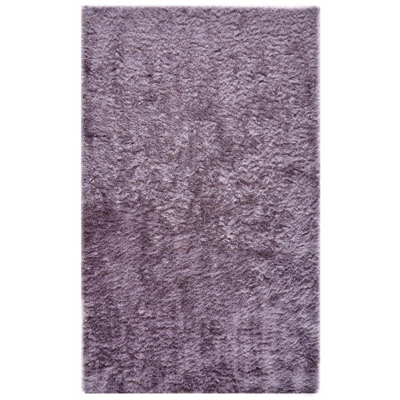 HomeRoots 8 x 10 Purple Solid Color Area Rug 2000510999