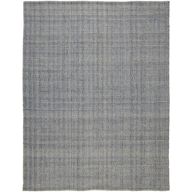 HomeRoots 9 x 12 Gray and Ivory Solid Color Area Rug 2000514550
