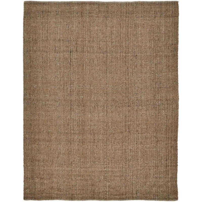 HomeRoots Brown 2 ft. x 3 ft.  Solid Color Area Runner 2000514559