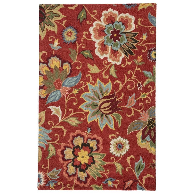 Jaipur Living Bossa Nova 9 ft. x 12 ft. Floral Area Rug RUG129342