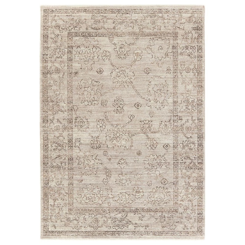 Jaipur Living Camille Gray/Brown 8 ft. x 10 ft. Floral Area Rug RUG155507