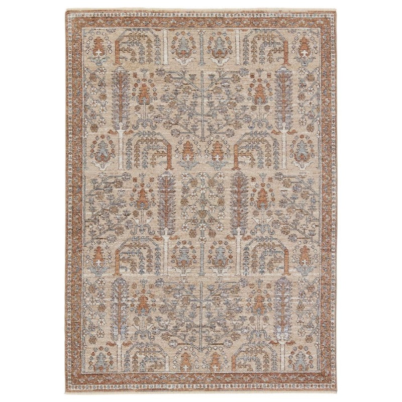 Jaipur Living Chama Gray 10 ft. x 14 ft. Floral Area Rug RUG155295