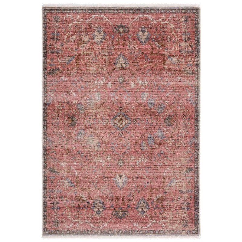 Jaipur Living Marcella Pink/Gray 8 ft. x 10 ft. 6 in. Oriental Area Rug RUG148473