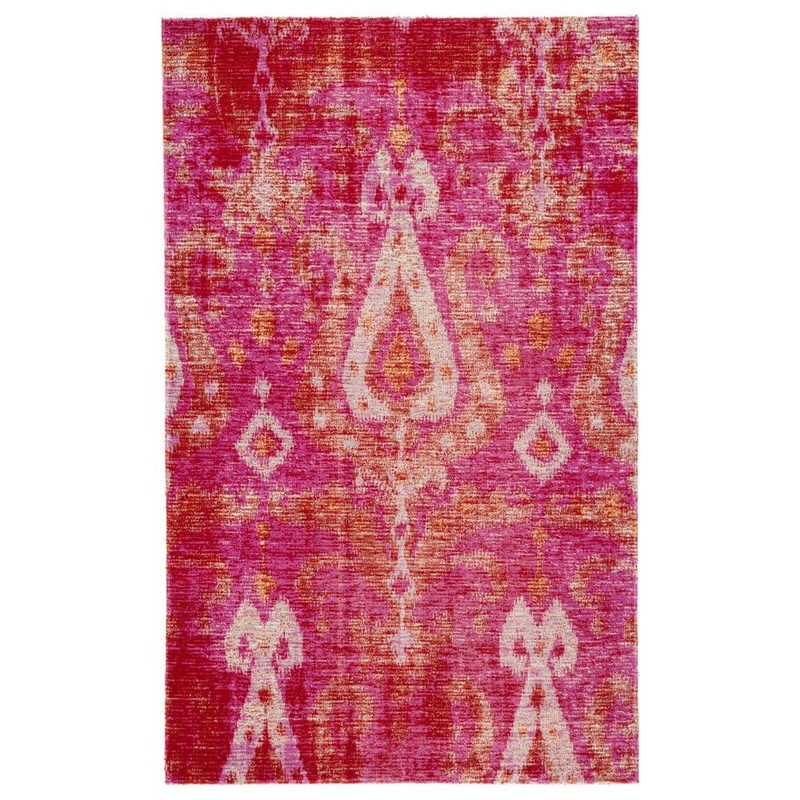 Jaipur Living Polaris Ikat 2 ft. x 3 ft. Pink Area Rug RUG142935
