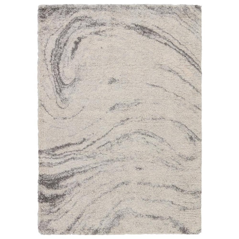Jaipur Living Windsor Gray/Cream 9×12 ft. Abstract Polypropylene Rectangle Area Rug RUG154969