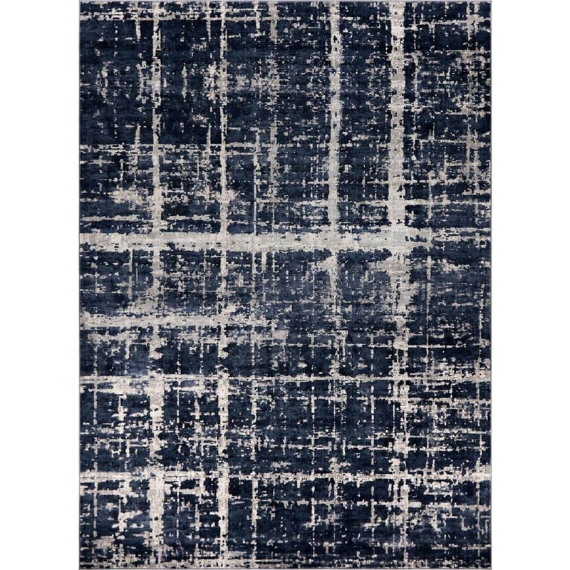 Jill Zarin Uptown Collection Lexington Avenue Navy Blue 8′ 0 x 10′ 0 Area Rug 3141138
