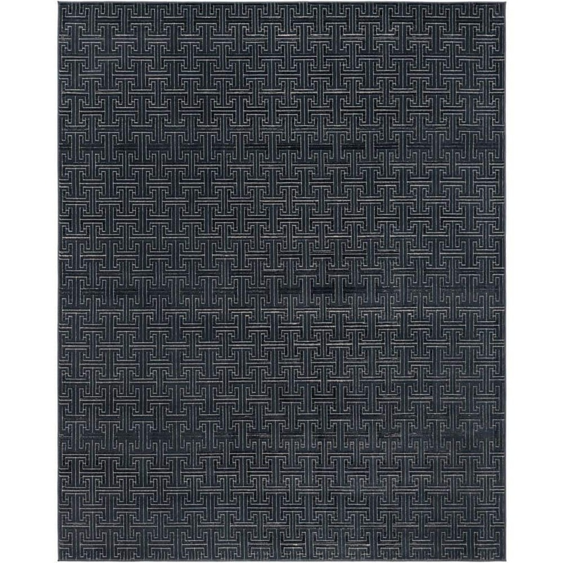 Jill Zarin Uptown Collection Park Avenue Navy Blue 8′ 0 x 10′ 0 Area Rug 3141168