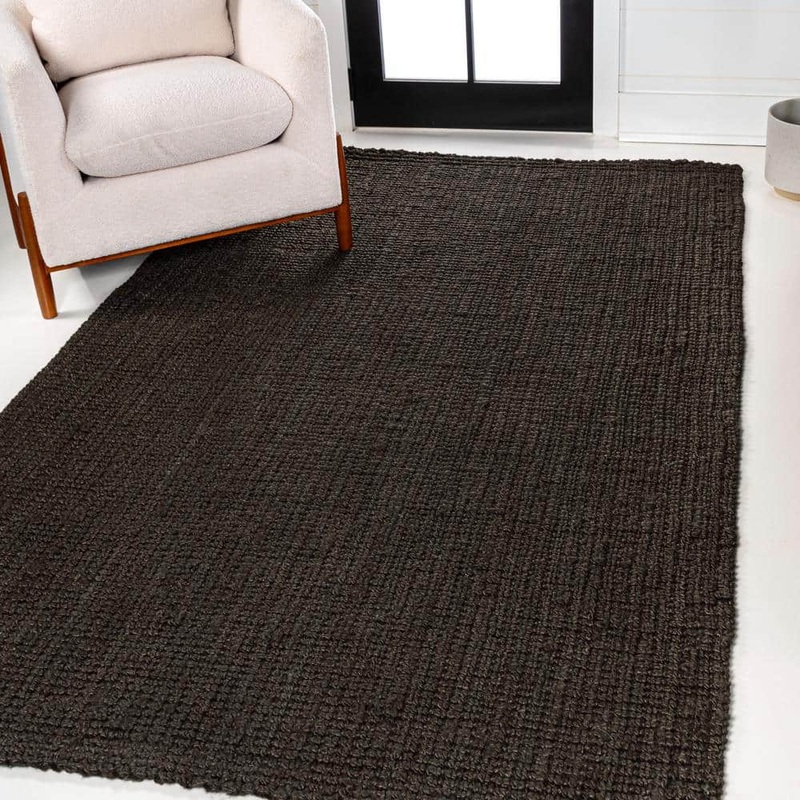 JONATHAN Y Pata Hand Woven Chunky Jute Brown 5 ft. x 8 ft. Area Rug NRF102G-5