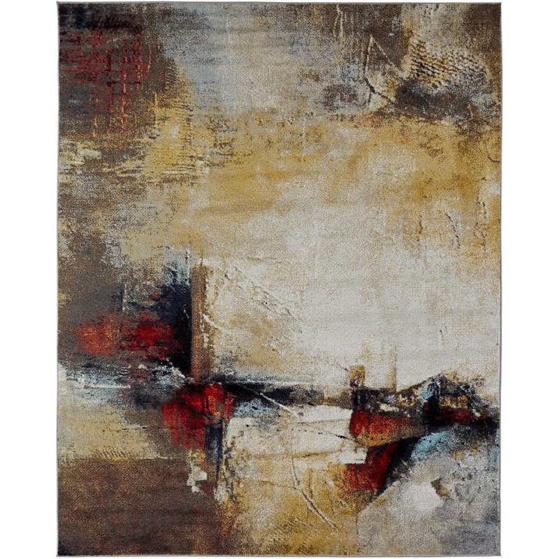 KALATY Desert Sunset 7 ft. 9 in. x 9 ft. 9 in. Area Rug SC-060 810