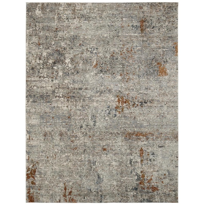 KALATY Greys/Beige 9 ft. 6 in. x 13 ft. Area Rug CM-151 1014