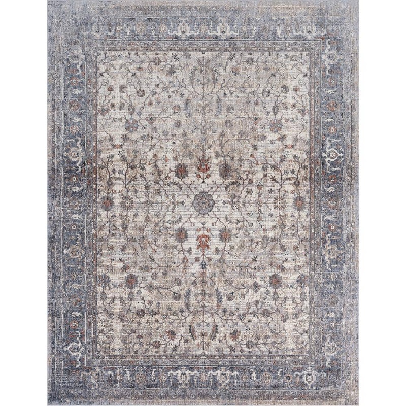 KALATY Sonoma Beige/Grey 2 ft. 6 in. x 8 ft. Area Rug SM-786 268