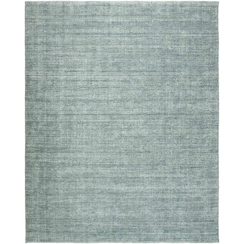 KALATY Spa Blue 12 ft. x 15 ft. Area Rug TE-656 1215
