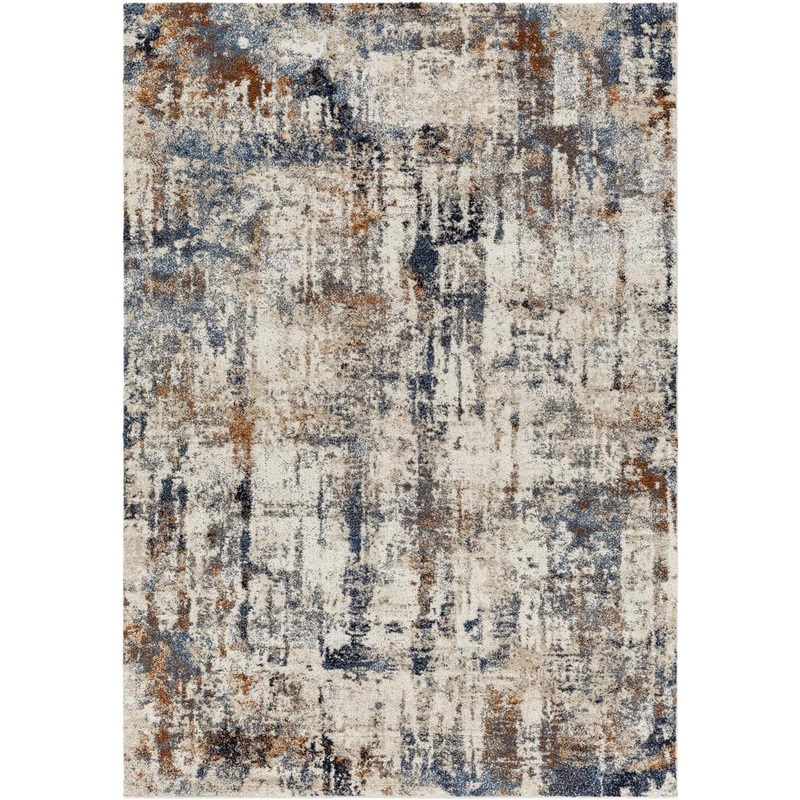 Livabliss Aldo Blue Abstract 5 ft. x 7 ft. Indoor Area Rug S00161057855