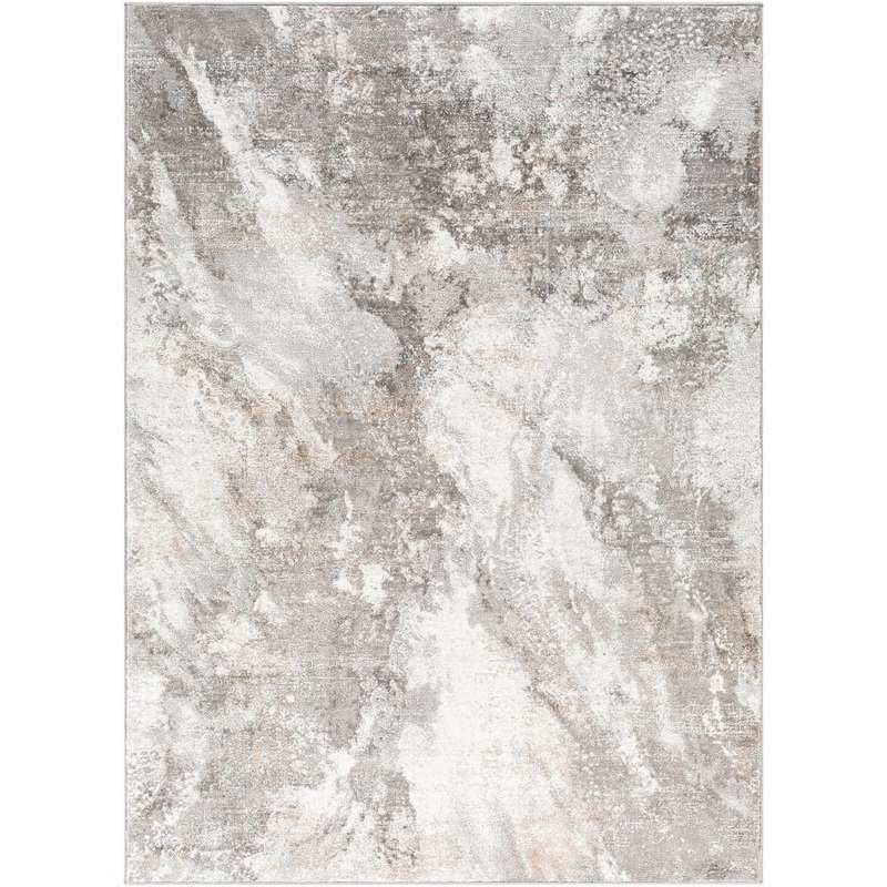 Livabliss Allegro Light Grey 7 ft. x 9 ft. Modern Indoor Area Rug ALG2336-679