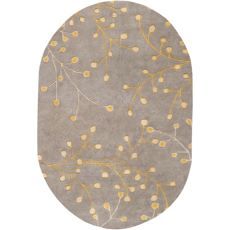 Livabliss Bari Taupe 6 ft. x 9 ft. Oval Area Rug Bari5-69OV