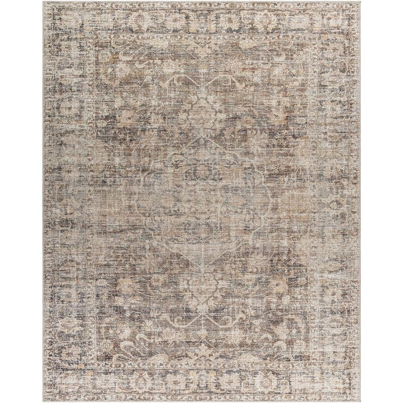 Livabliss Becki Owens Marlene Dark Brown Medallion 10 ft. x 14 ft. Indoor Area Rug BOMN2301-1014